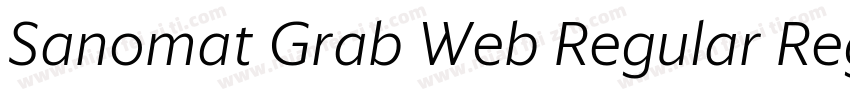 Sanomat Grab Web Regular Regular字体转换